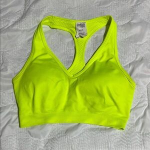 Danskin Women's Neon Yellow Sports Bra